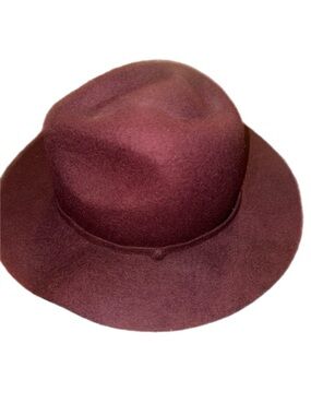 J. Crew Women's Wool Felt Fedora in Wine